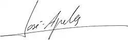signature de José-Apeles Santolaria de Puey y Cruells