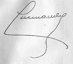 signature de Léonce de Larmandie