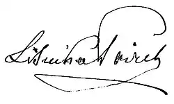 signature de Lisinka Poirel