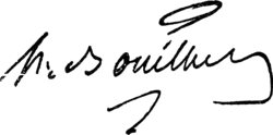 signature de Louis-Hyacinthe Bouilhet