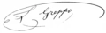 Signature de Louis Greppo