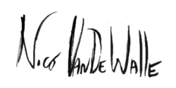 signature de Nicolas Van de Walle