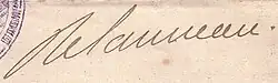 signature de Pierre-Léon Delanneau