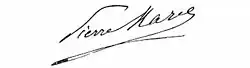 signature de Pierre Marie (médecin)