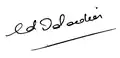 Signature de Édouard Daladier