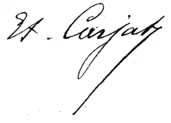 signature d'Étienne Carjat
