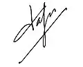 Signature de Étienne Fajon