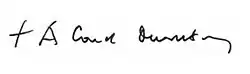 Signature de Albert Decourtray