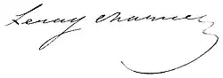signature d'Albert-Magdelaine-Claude de Lezay-Marnésia