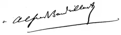 Signature de Alfred Henri Baudrillart