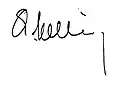 Signature de Alfred Golliard
