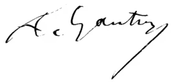 signature d'Amand Gautier