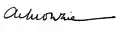 Signature de Anatole de Monzie
