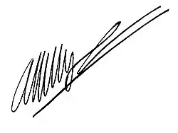 signature d'André Magre