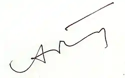 signature d'André Martinet