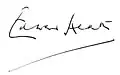Signature de Edward Heath