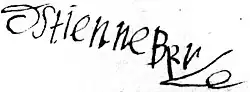 signature d'Étienne Brûlé