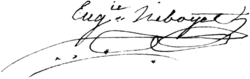 signature d'Eugénie Niboyet