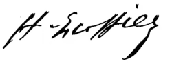signature de Henri Escoffier