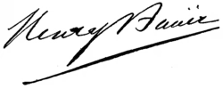 signature de Henry Bauër