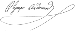 signature d'Olympe Audouard