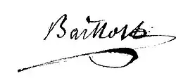 signature d'Étienne-Catherine Baillot