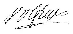 signature d'Alexandre-Eugène Volfius