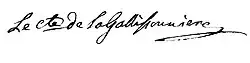 Signature de Augustin-Félix-Elisabeth Barrin