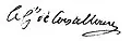 Signature de Boniface de Castellane-Novéjean