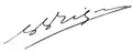 Signature de Camille Briquet