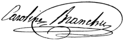 signature de Caroline Branchu