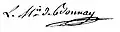 Signature de Charles-François de Bonnay