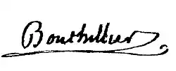 Signature de Charles-Léon de Bouthillier-Chavigny de Beaujeu