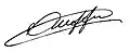 Signature de Charles Auffray