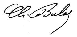 signature de Charles Buloz