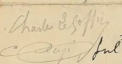 signature de Charles Le Goffic