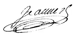 signature de Claude-François-Louis Jeannet