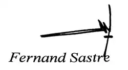 signature de Fernand Sastre