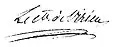 Signature de François-Henri de Virieu