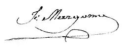 signature de François-Hippolyte Margonne
