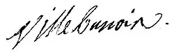 signature de François Villebanois