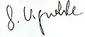Signature de Gérard Vignoble