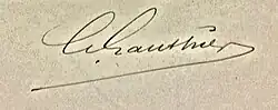 signature de Gaston Gauthier