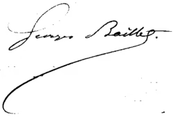 signature de Georges Baillet