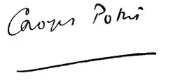 signature de Georges Potut