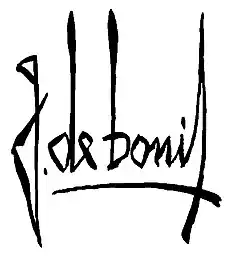 signature de Guido De Bonis