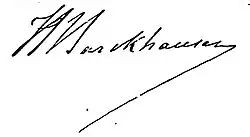 signature de Henri Barckhausen