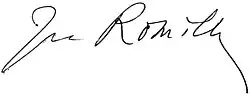 signature de Jacqueline de Romilly