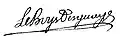 Signature de Jacques-FrançoisLe Boys des Guays