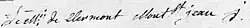 signature de Jacques de Clermont-Mont-Saint-Jean